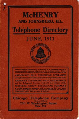 1911 June - McHenry Telephone Directory