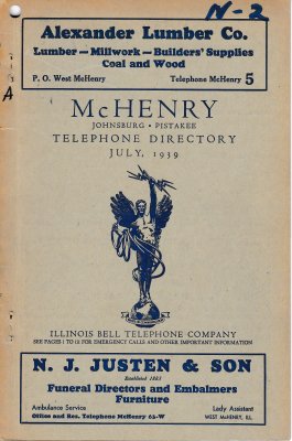 1939 July - McHenry Telephone Directory