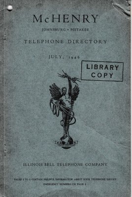 1946 July - McHenry Telephone Directory
