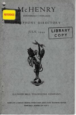 1949 July - McHenry Telephone Directory