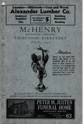 1943 Jul - McHenry Telephone Directory