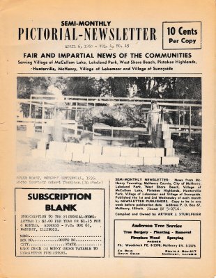 The Pictorial Newsletter: April 6, 1960