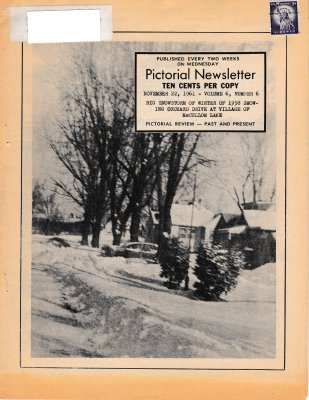 The Pictorial Newsletter: November 22, 1961