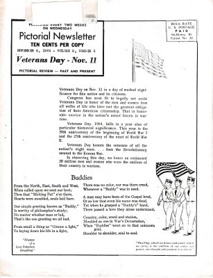 The Pictorial Newsletter: November 4, 1964