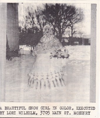 Beautiful Snow Girl by Lori Wilhelm