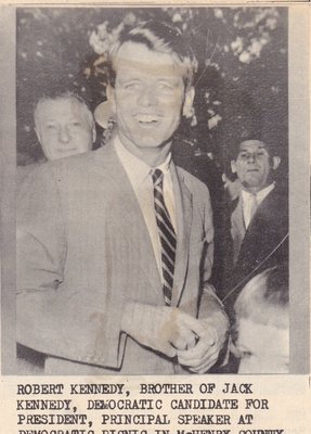 Robert Kennedy at McHenry County Democratic Picnic