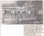 Fiesta Day Contestants Standing at the Fox River.