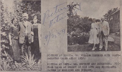 Dr. William Hepburn With Daughters & Granddaughter.