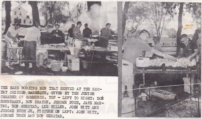 Chicken BBQ Served by the Junior Chamber of Commerce.