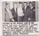 Officers of the Kiwanis Club at Mathews Hall