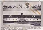 Beautifully built 350-Foot Barn of the H-H Quarter-Horse Farm Owned by H. H. Mass, Located at Mc Cullom Lake.