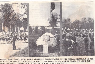 Memorial Day Service Held in McCullom Lake.