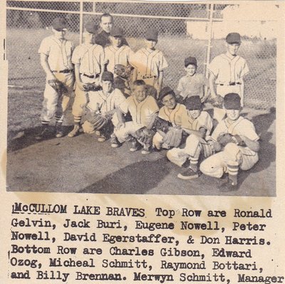 The McCullom Lake Braves in 1959.