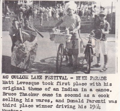 Bike Parade Winners at the McCullom Lake Festival