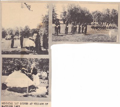 Memorial Day Scenes at Village of McCullom Lake