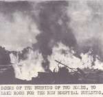 Scene of the Burning of Two Houses For New Hospital