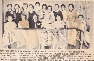 Ladies Auxiliary Installation