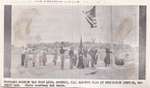 Flag Dedication By The VFW At The McHenry Dam.