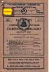 1927 August - McHenry Telephone Directory