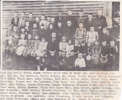 Ringwood Public School Class Taken In 1890s