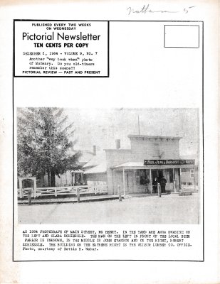 The Pictorial Newsletter: December 2, 1964