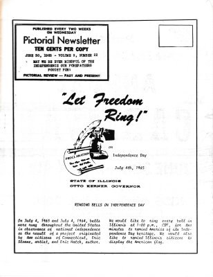 The Pictorial Newsletter: June 30, 1965