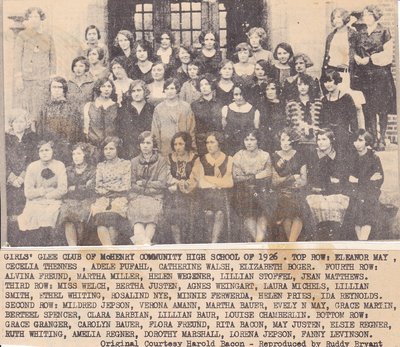 Girls High School Glee Club of 1926