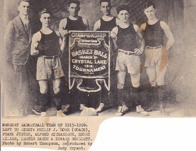 McHenry Basketball Team of 1915-1916