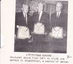 Arthur Stuhlfeier With Other 50 Year Masons