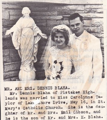 Wedding Photograph: Mr & Mrs Dennis Blaha