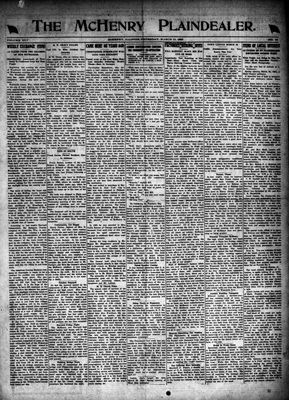 McHenry Plaindealer (McHenry, IL), 11 Mar 1920