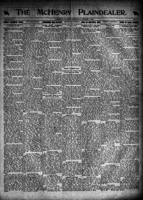 McHenry Plaindealer (McHenry, IL), 7 Oct 1920