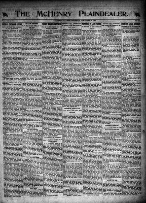 McHenry Plaindealer (McHenry, IL), 18 Nov 1920