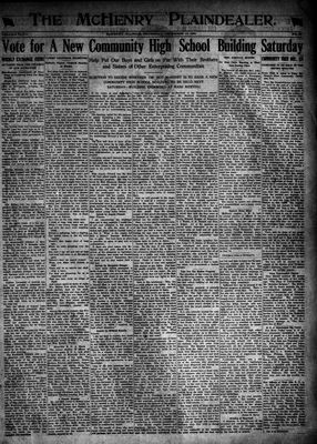 McHenry Plaindealer (McHenry, IL), 15 Dec 1921