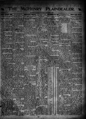 McHenry Plaindealer (McHenry, IL), 19 Oct 1922