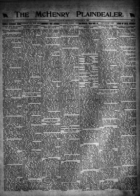 McHenry Plaindealer (McHenry, IL), 30 Nov 1922