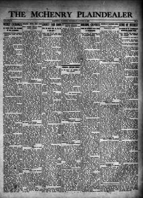 McHenry Plaindealer (McHenry, IL), 9 Aug 1923