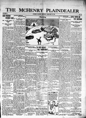 McHenry Plaindealer (McHenry, IL), 25 Feb 1926