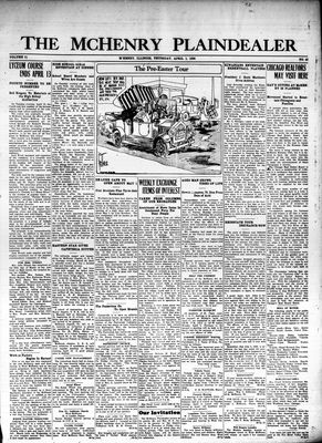 McHenry Plaindealer (McHenry, IL), 1 Apr 1926