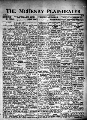 McHenry Plaindealer (McHenry, IL), 2 Sep 1926