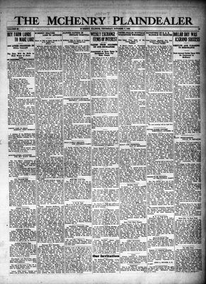 McHenry Plaindealer (McHenry, IL), 7 Oct 1926