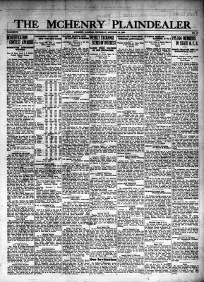 McHenry Plaindealer (McHenry, IL), 14 Oct 1926