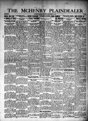 McHenry Plaindealer (McHenry, IL), 25 Nov 1926