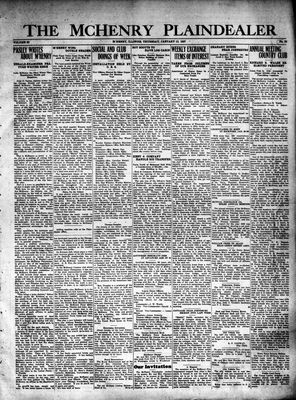 McHenry Plaindealer (McHenry, IL), 13 Jan 1927