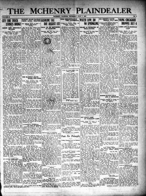 McHenry Plaindealer (McHenry, IL), 7 Jul 1927