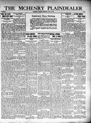 McHenry Plaindealer (McHenry, IL), 21 Jul 1927