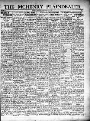 McHenry Plaindealer (McHenry, IL), 4 Aug 1927