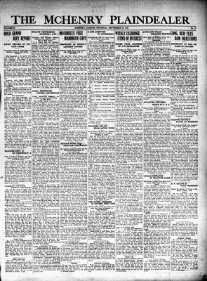 McHenry Plaindealer (McHenry, IL), 29 Sep 1927