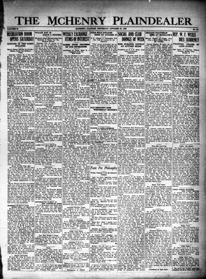 McHenry Plaindealer (McHenry, IL), 20 Oct 1927