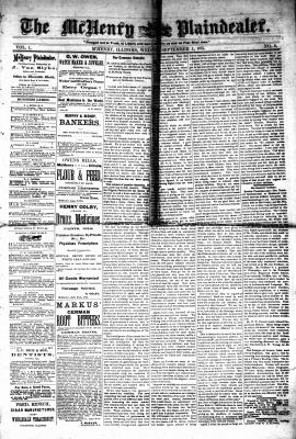 McHenry Plaindealer (McHenry, IL), 1 Sep 1875